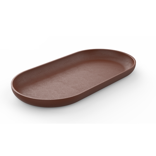 Chocolate Leather Display Tray